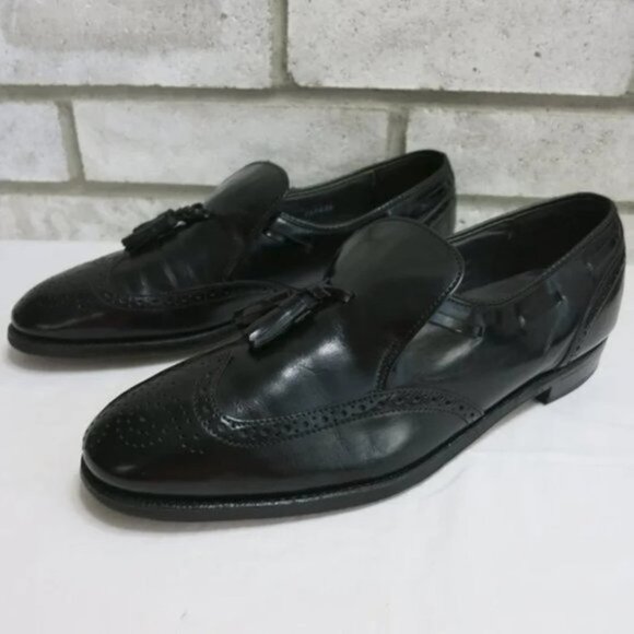 Dexter Leather Medallion Toe Dress Tassel Loafers Men's Footwear Shoes 11 N - Picture 1 of 7